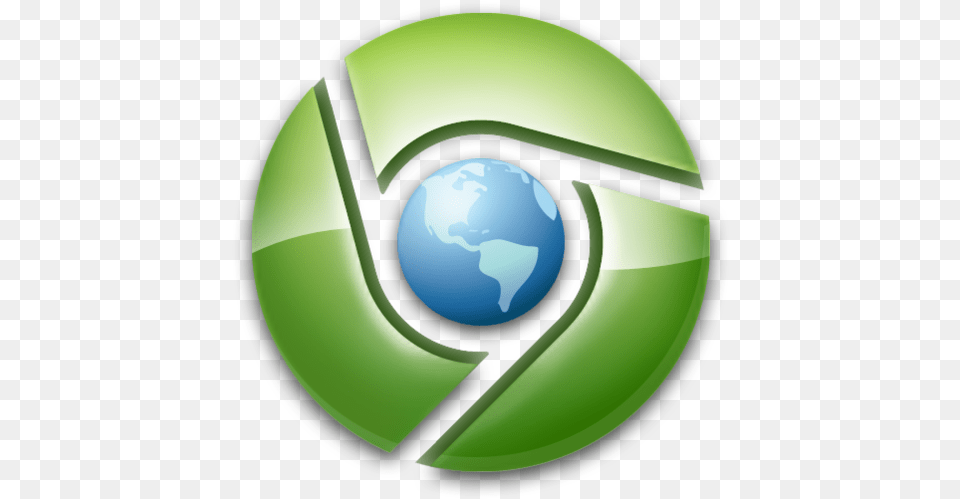 Logo For Browser App Logos, Green, Sphere, Disk, Astronomy Png Image