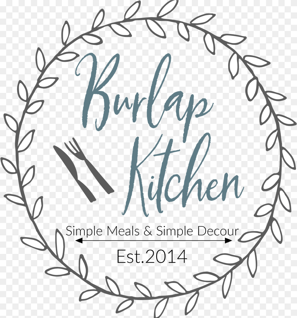 Logo For Burlap Kitchen Affirmations For Caregivers, Cutlery, Calligraphy, Handwriting, Text Png