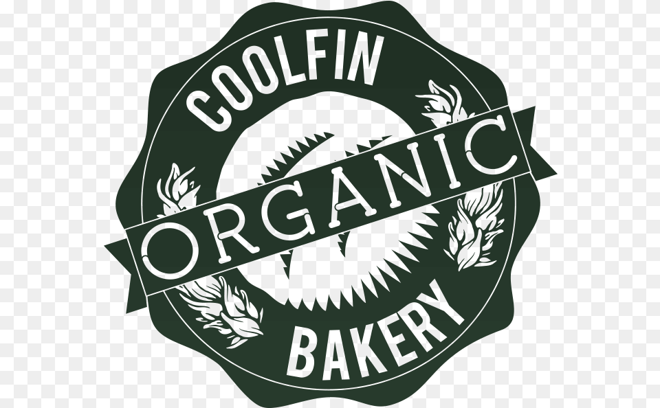 Logo For Coolfin Organic Bakery Decorative Vector, Badge, Symbol, Person, Emblem Free Transparent Png