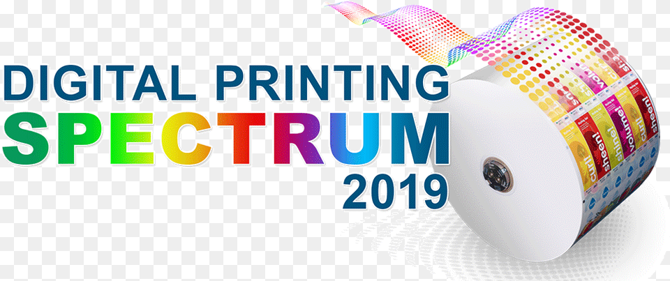 Logo For Digital Printing Spectrum 2019 Event Graphic Design, Paper, Towel Free Transparent Png