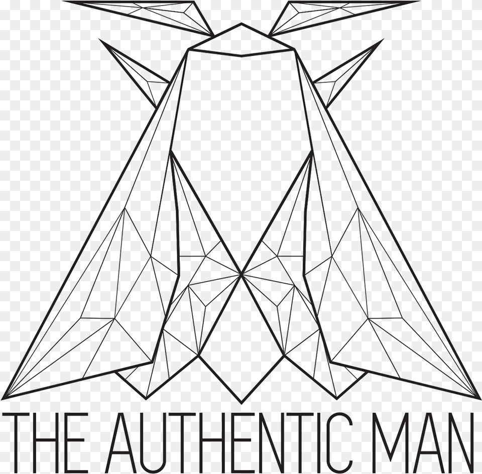 Logo For Kaiser Permanente39s Quotthe Authentic Manquot Program Line Art, Architecture, Building, Triangle Png Image