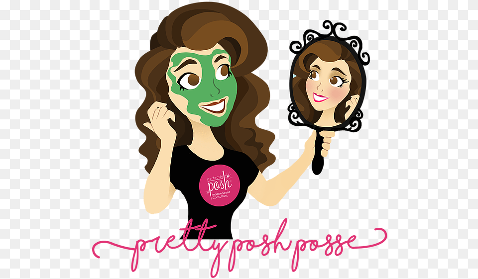 Logo For Lexi King Perfectly Posh Independent Consultant Cartoon, Face, Head, Person, Adult Free Png