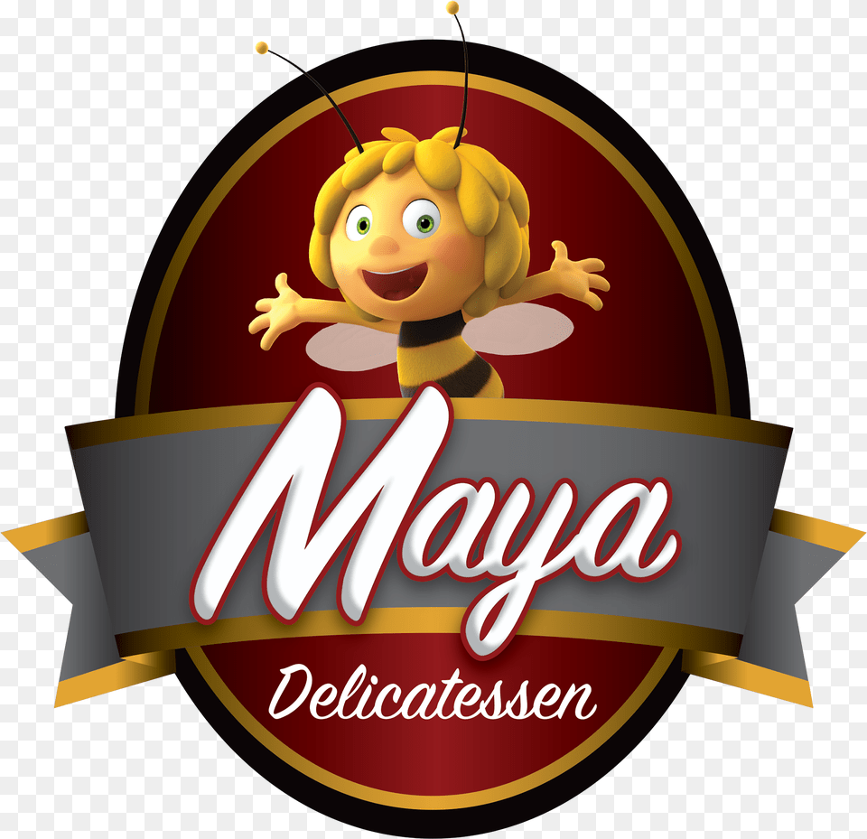 Logo For Maya Delicatessen Happy, Baby, Person, Face, Head Png Image