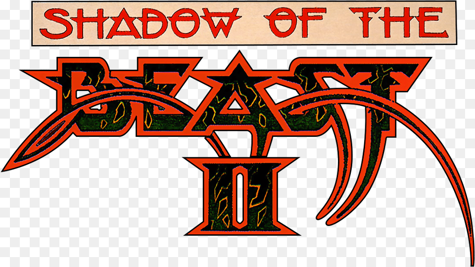 Logo For Shadow Of The Beast Ii Shadow Of The Beast Logo, Aircraft, Airplane, Transportation, Vehicle Free Png