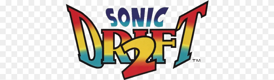 Logo For Sonic Drift 2 Sonic Drift 2 Logo, Text Png Image