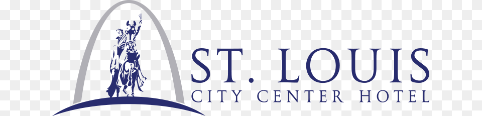 Logo For St St Louis City Center Hotel Logo, People, Person, Text Free Png Download