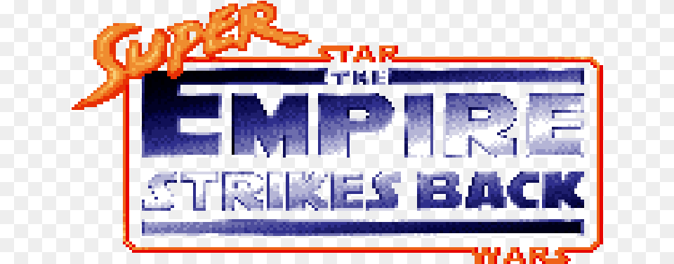 Logo For Super Star Wars The Empire Strikes Back By Language, Scoreboard, Text Png Image