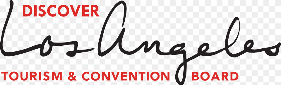 Logo For The Discover Los Angeles Tourism And Convention Discover Los Angeles Logo, Text, Handwriting Free Png Download