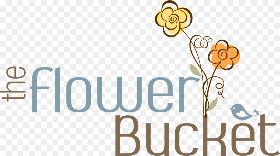 Logo For The Flower Bucket San Antonio Graphic Design, Art, Graphics, Animal, Bird Png