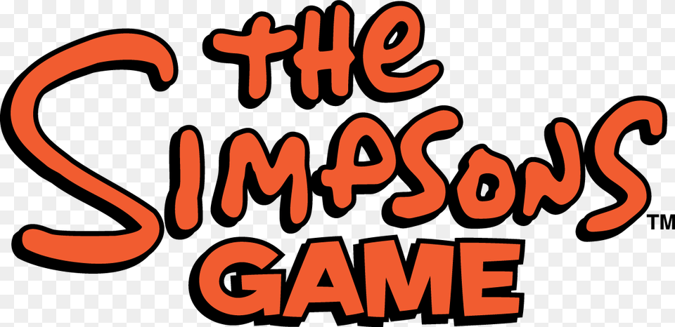 Logo For The Simpsons Game By Anon Steamgriddb Simpsons Game Logo, Text Png