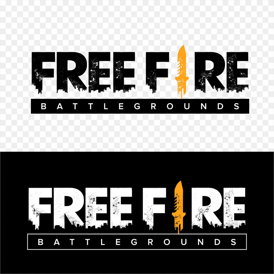 Logo Free Fire, Advertisement, Poster, Mortar Shell, Weapon Png Image