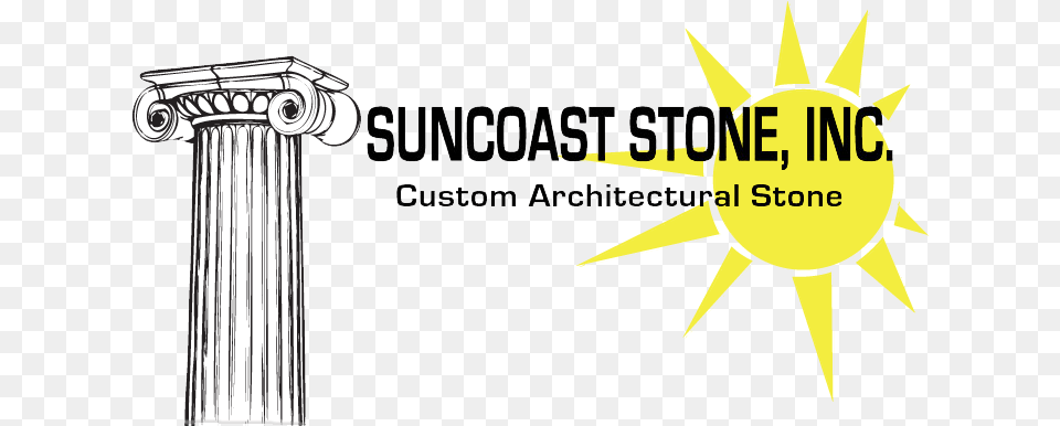 Logo Fullsizeall Suncoast Stone Vertical, Architecture, Pillar Png