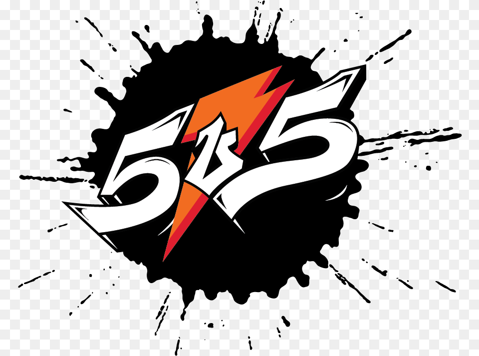 Logo Gatorade 5v5 Gatorade 5 Vs, Dynamite, Weapon, Symbol Free Png Download