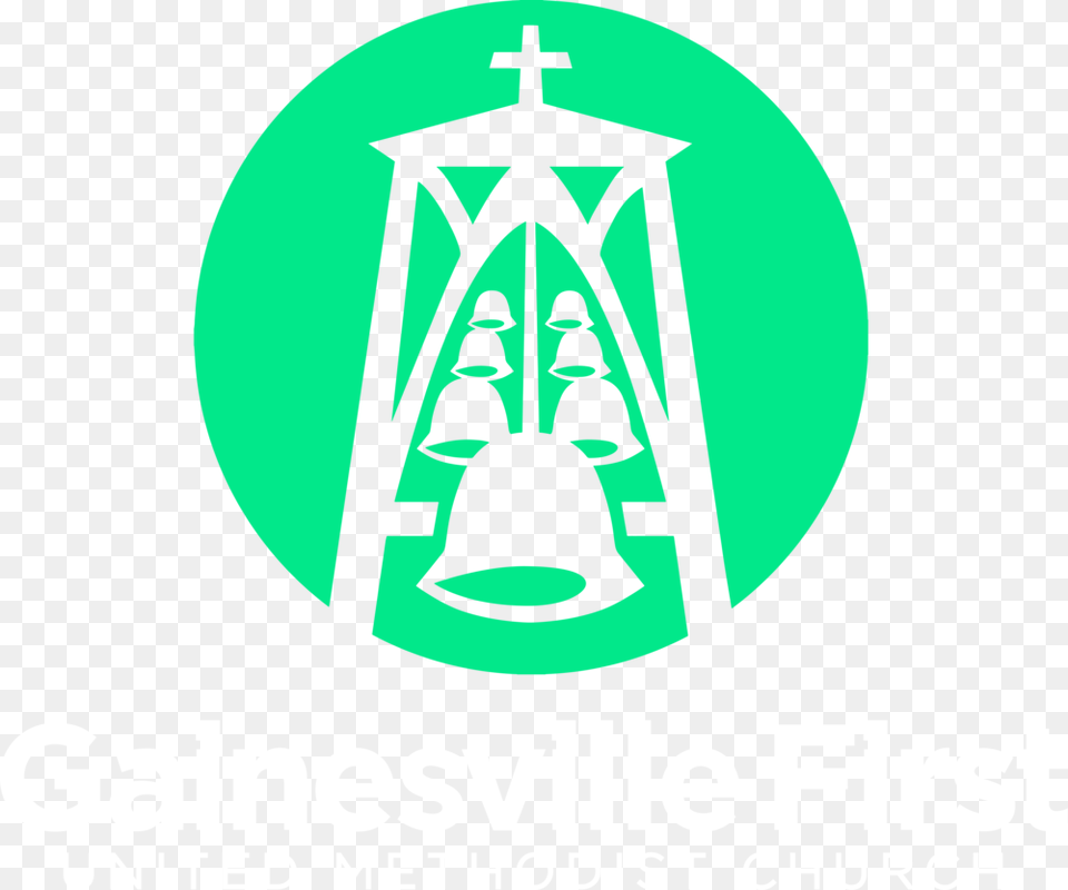 Logo Gfumc Vertical Greem White Emblem, Architecture, Bell Tower, Building, Tower Png Image