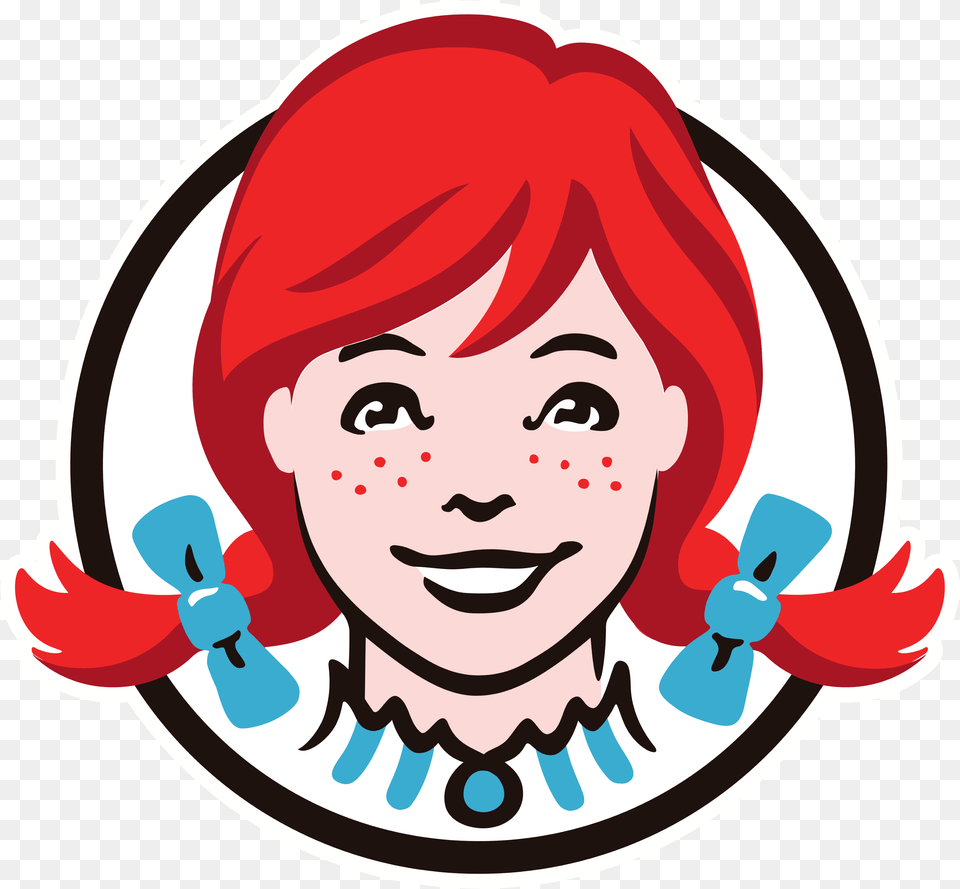 Logo Girl Wendy39s Logo, Face, Head, Person, Photography Free Png