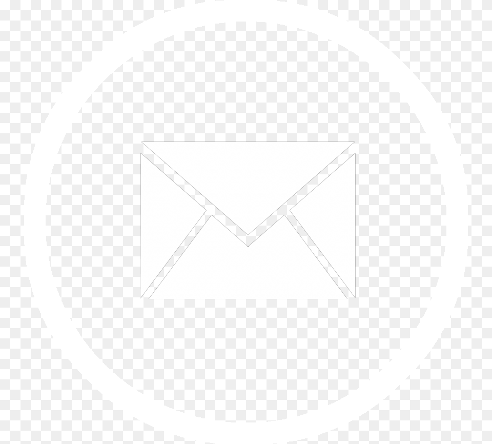 Logo Gmail Black And White, Envelope, Mail Free Transparent Png