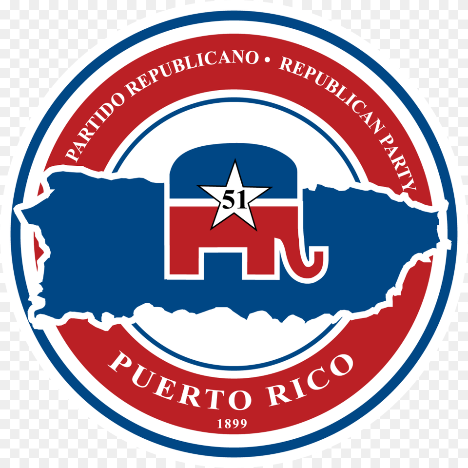 Logo Gop Pr Puerto Rico Republican Party, Emblem, Symbol, Food, Ketchup Free Png
