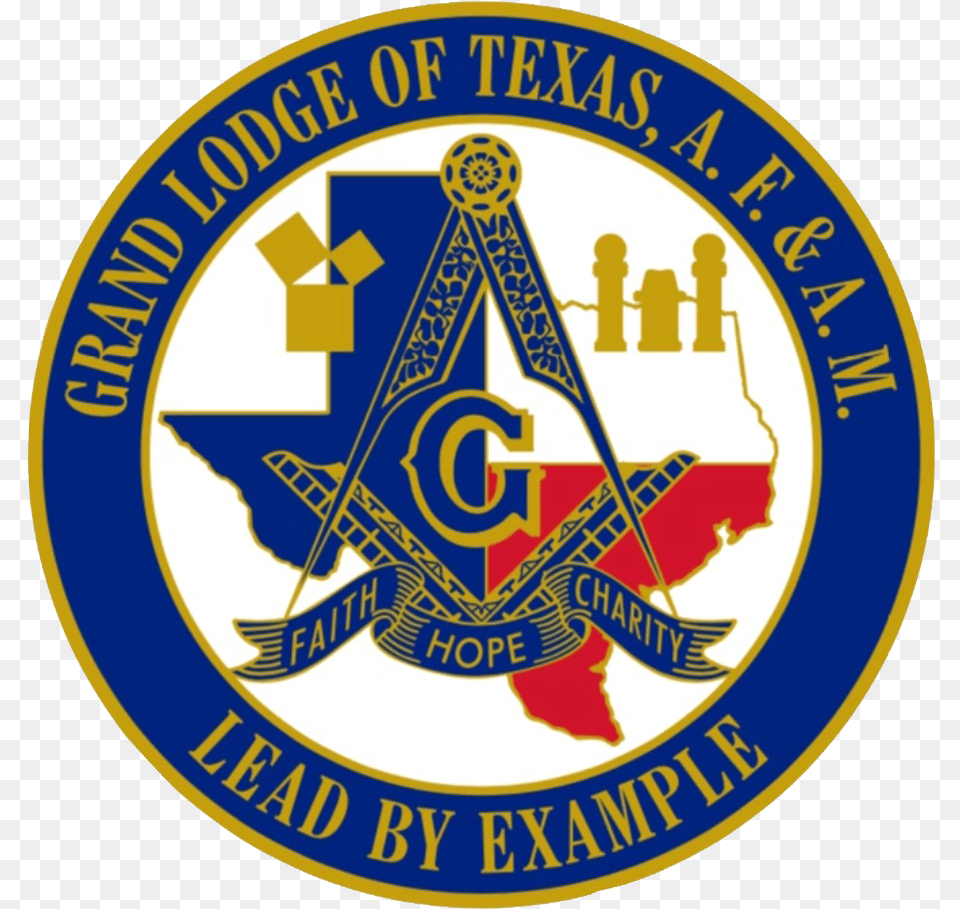 Logo Grand Lodge Of Texas, Badge, Emblem, Symbol Free Png