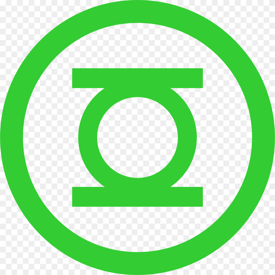 Logo Green Lantern 6 Image Green Lantern Logo, Number, Symbol, Text, Disk Png