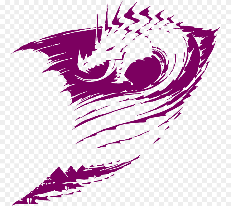 Logo Guild Wars 2 Path Of Fire Logo, Purple, Person, Dragon Png