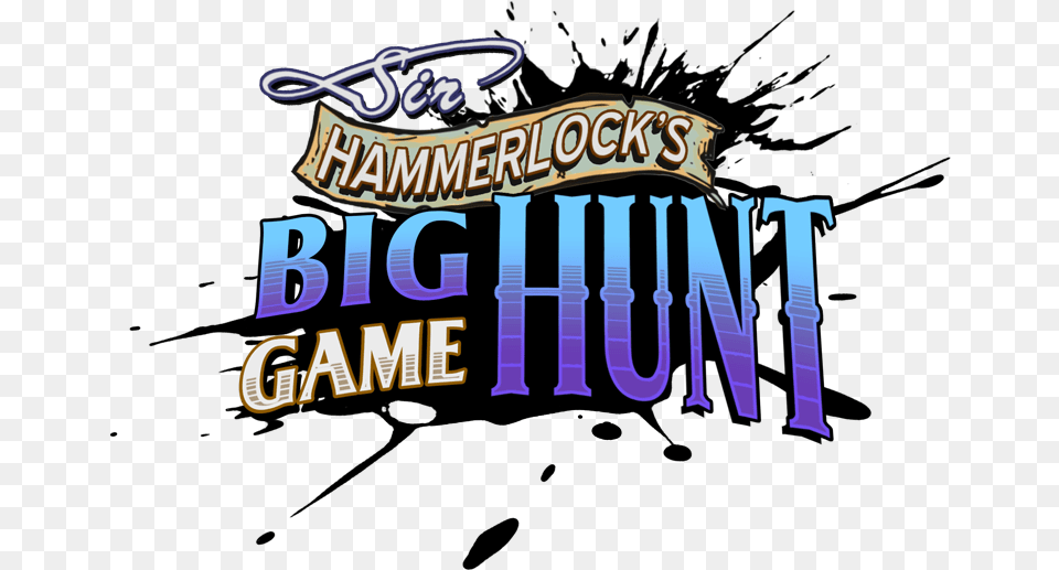 Logo Hammerlocks Hunt Sir Hammerlock39s Big Game Hunt, Light, Dynamite, Weapon, Text Png Image