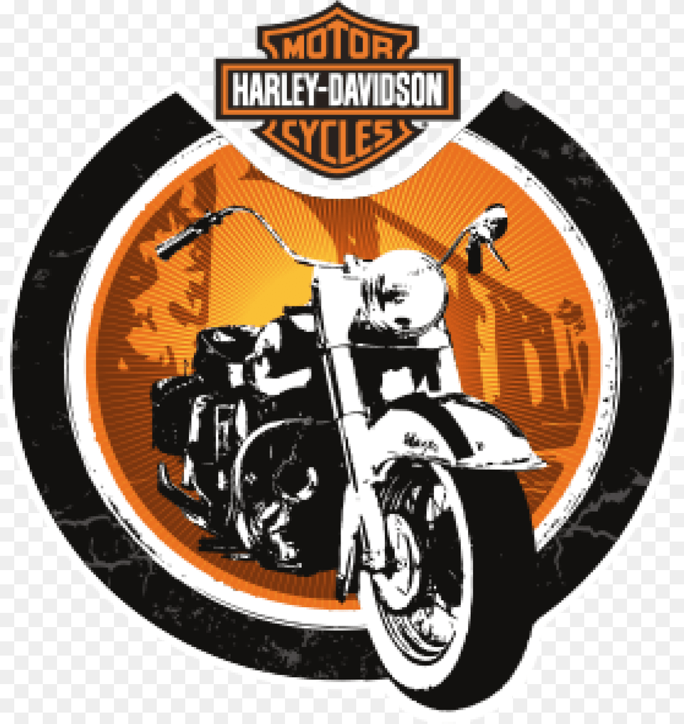Logo Harley Davidson, Machine, Wheel, Motorcycle, Transportation Free Png