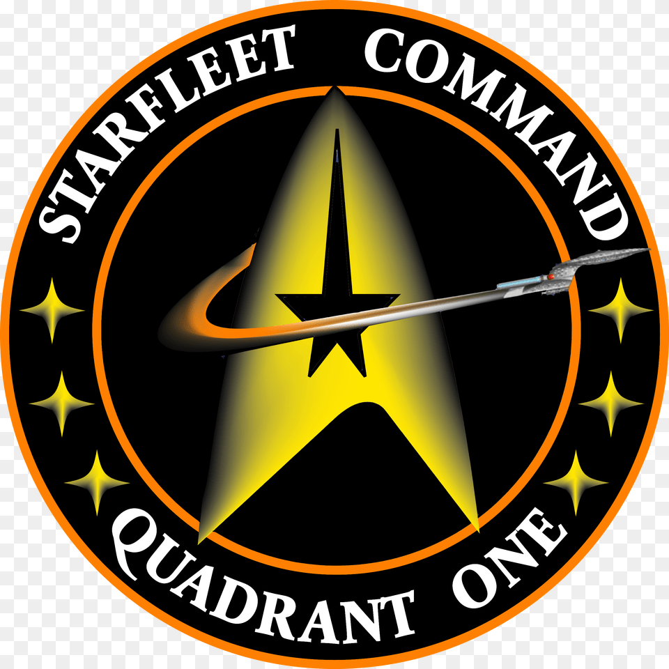 Logo Header Menu Starfleet Command Quadrant One, Symbol, Ammunition, Grenade, Weapon Png
