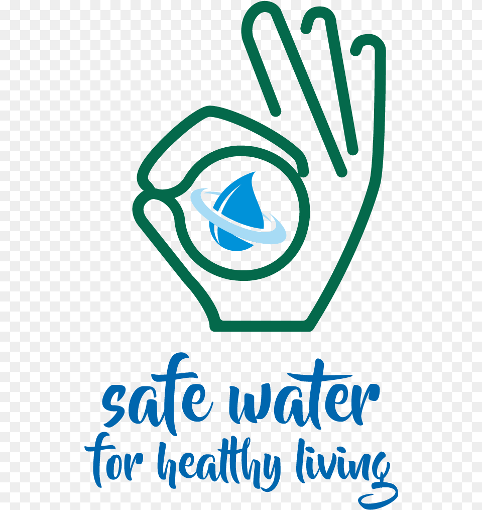 Logo Healthy Water Healthy Life, Clothing, Hat, Ammunition, Grenade Png