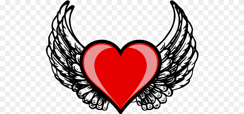 Logo Heart Clipart Best Love Heart With Wings Png