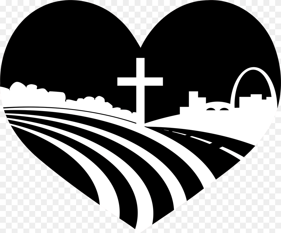 Logo Heartland Baptist Church Heart Cross, Symbol Png Image