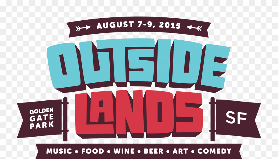 Logo Highres Black Keys Live Outside Lands Festival 2015, Advertisement, Poster, Scoreboard Png Image