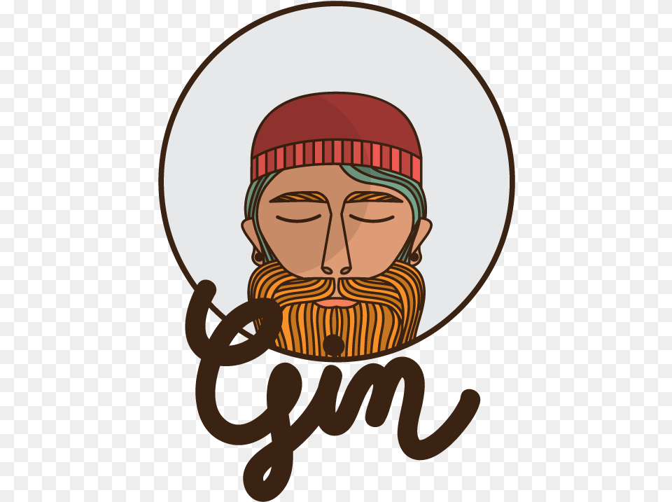 Logo Hipster Giinger Ginger Beard, Photography, Head, Person, Face Png