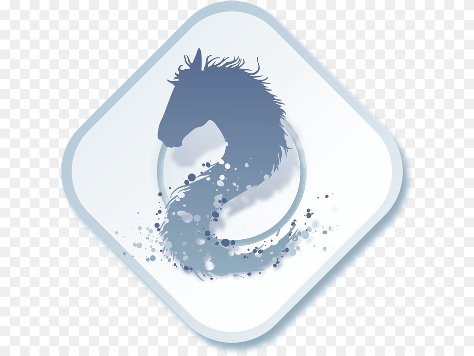 Logo Horse Humidity Logo, Plate, Face, Head, Person Free Png