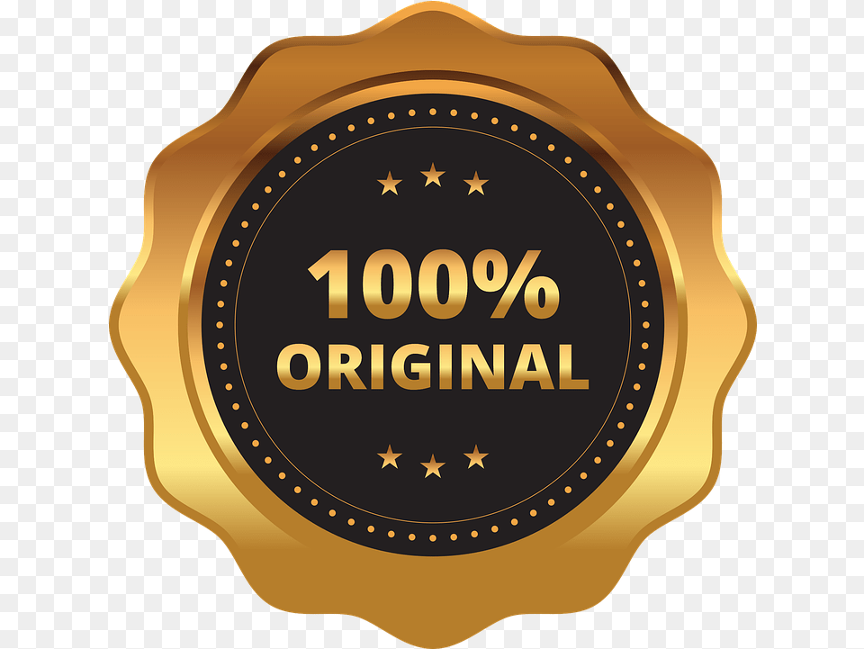 Logo Icon Symbol Logo 100 Original, Badge, Gold Free Png