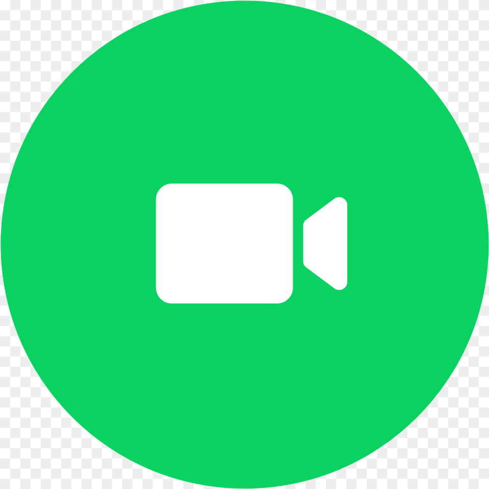 Logo Icon Video Call Whatsapp Icons Of Video Call, Green, Disk Free Png Download
