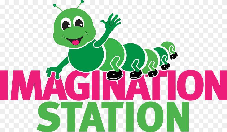 Logo Imagination Station, Green, Face, Head, Person Png