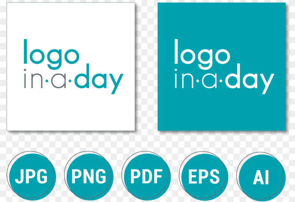 Logo In A Day Designer Bundle Logo Package Circle, Turquoise, Text Free Png