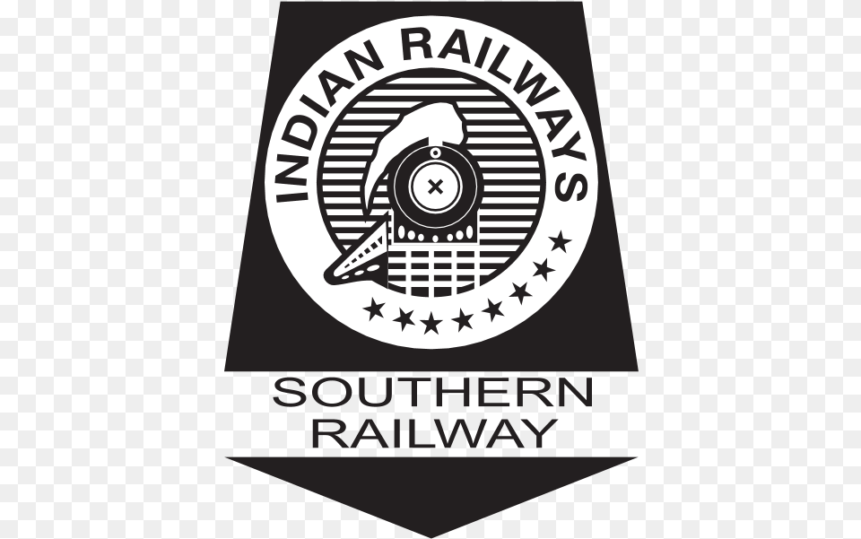 Logo Indian Railway Logo Black And White, Disk, Architecture, Building, Factory Free Png Download
