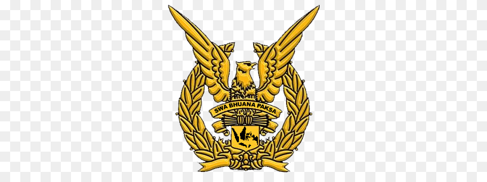 Logo Indonesian Air Force, Badge, Emblem, Symbol, Animal Free Png Download