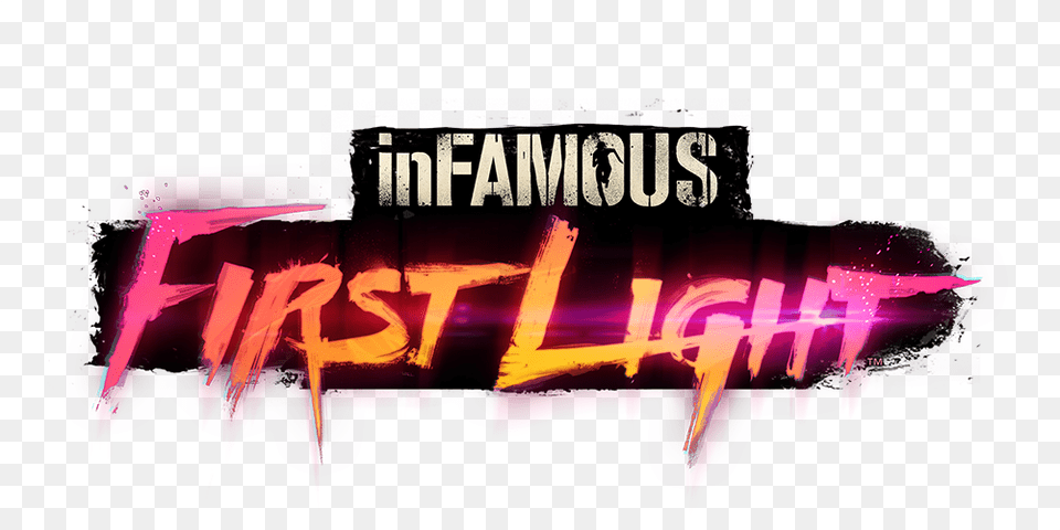 Logo Infamous First Light, Purple, Neon Free Transparent Png