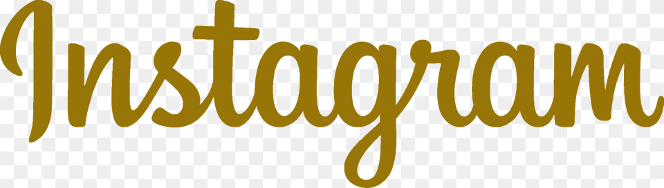 Logo Instagram Gold, Text Free Png Download