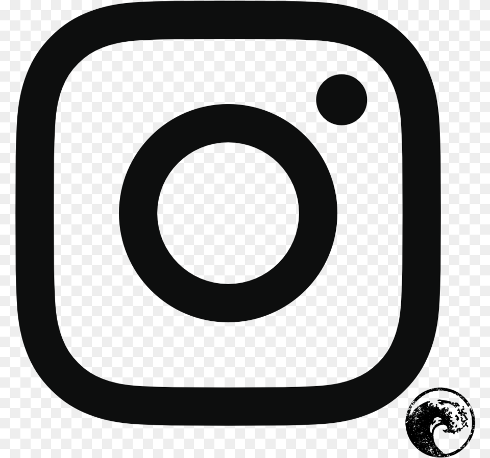 Logo Instagram Negro Instagram Icono Negro, Electronics, Disk Free Png Download