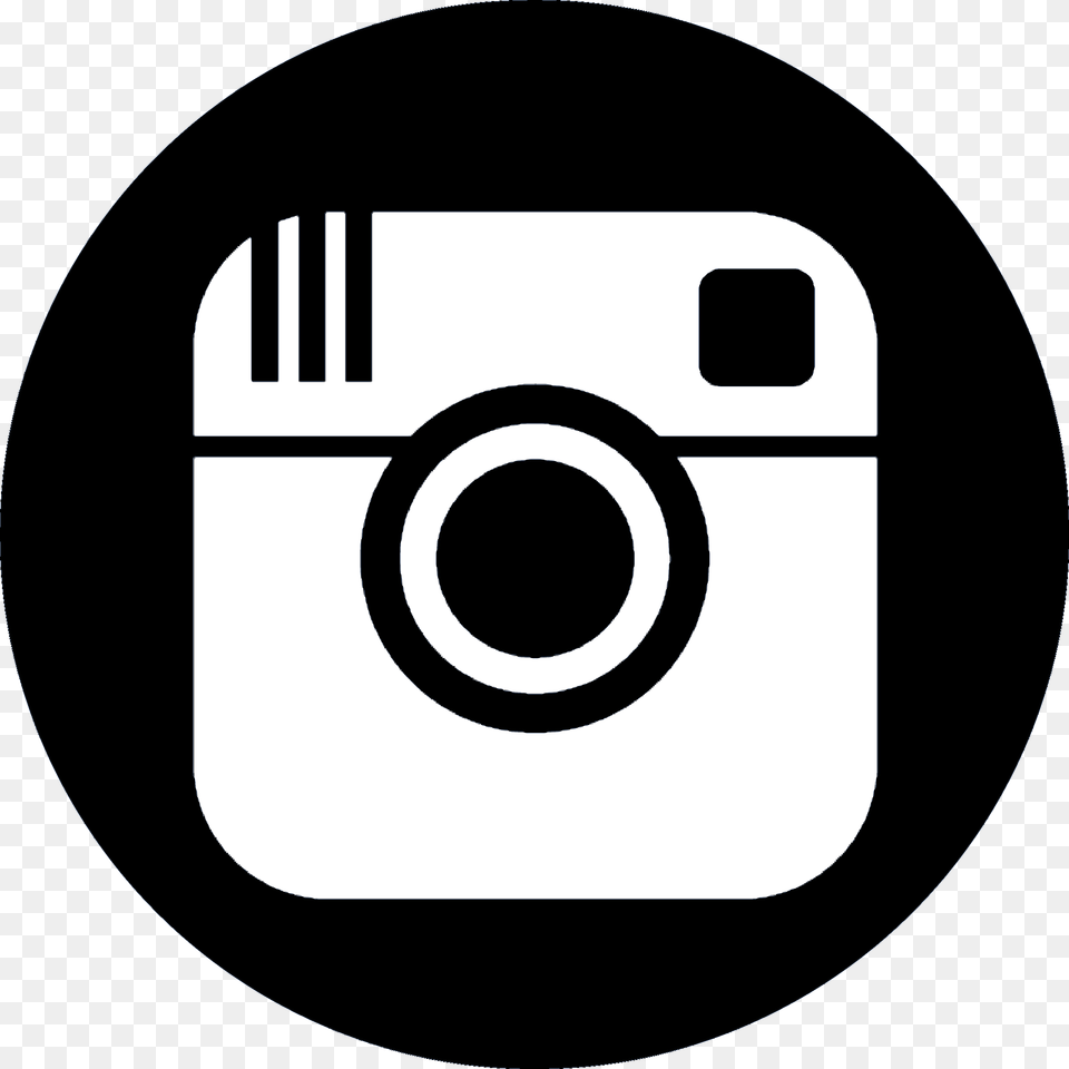 Logo Instagram Noir 6, Disk, Device, Appliance, Electrical Device Png Image