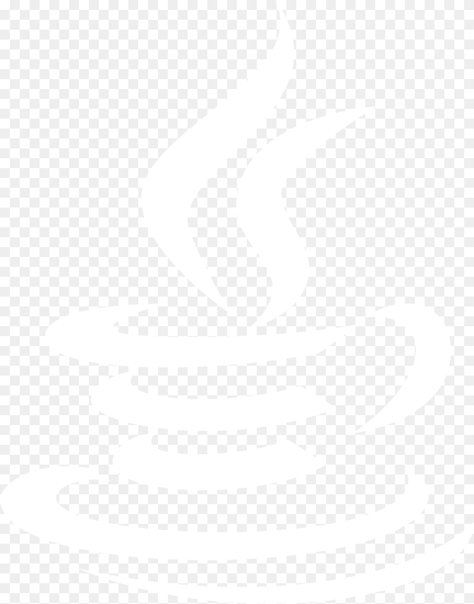 Logo Java Black And White Logo, Stencil Free Png Download