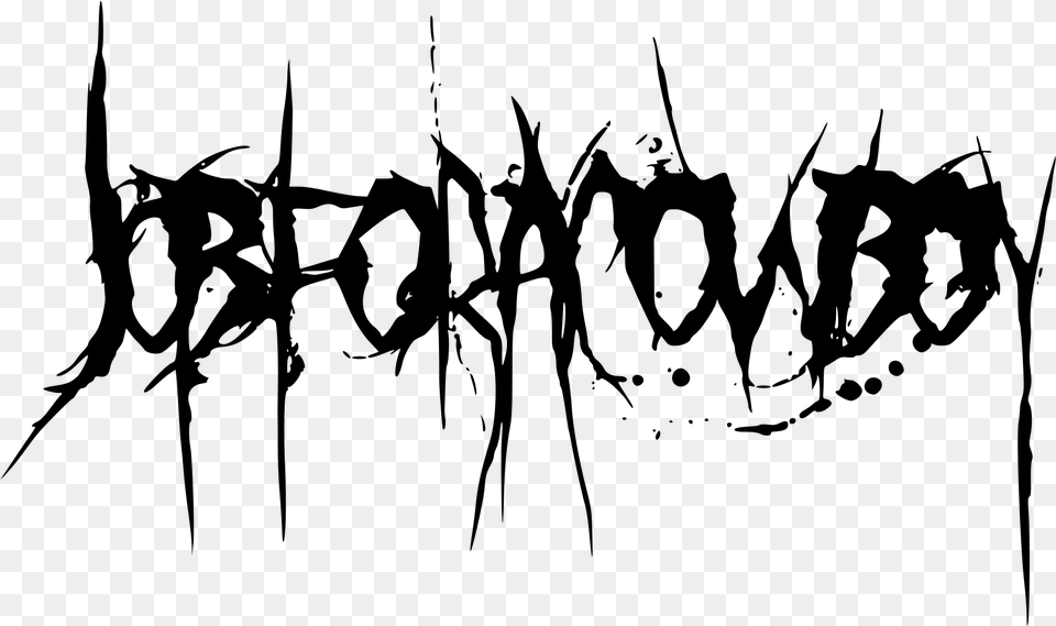 Logo Job For A Cowboy Deathcore Death Metal Art Job For A Cowboy Band Logo, Gray Free Png
