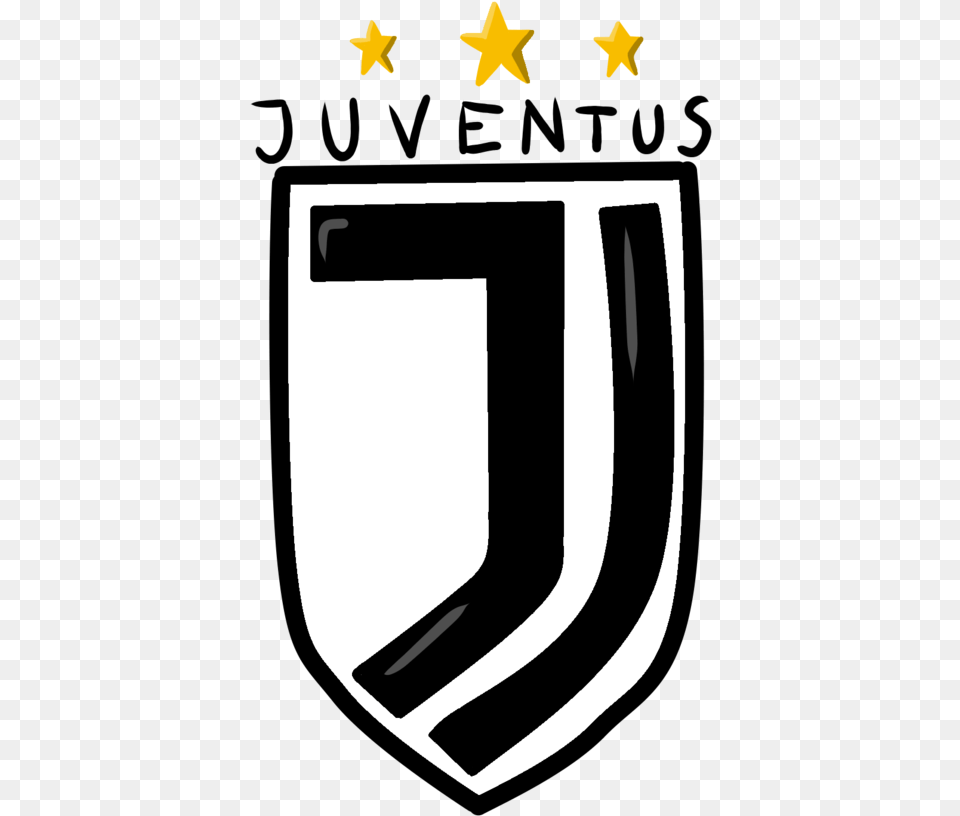 Logo Juventus Clipart New Juventus Logo, Armor, Symbol, Shield Free Png