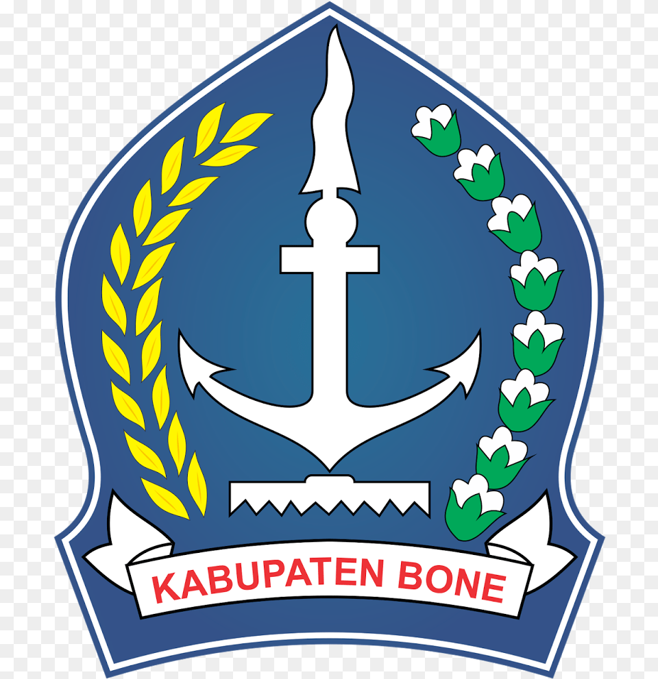 Logo Kabupaten Bone Vector Cdr Amp Hd Logo Pemerintah Kabupaten Bone, Electronics, Hardware, Hook, Emblem Free Png
