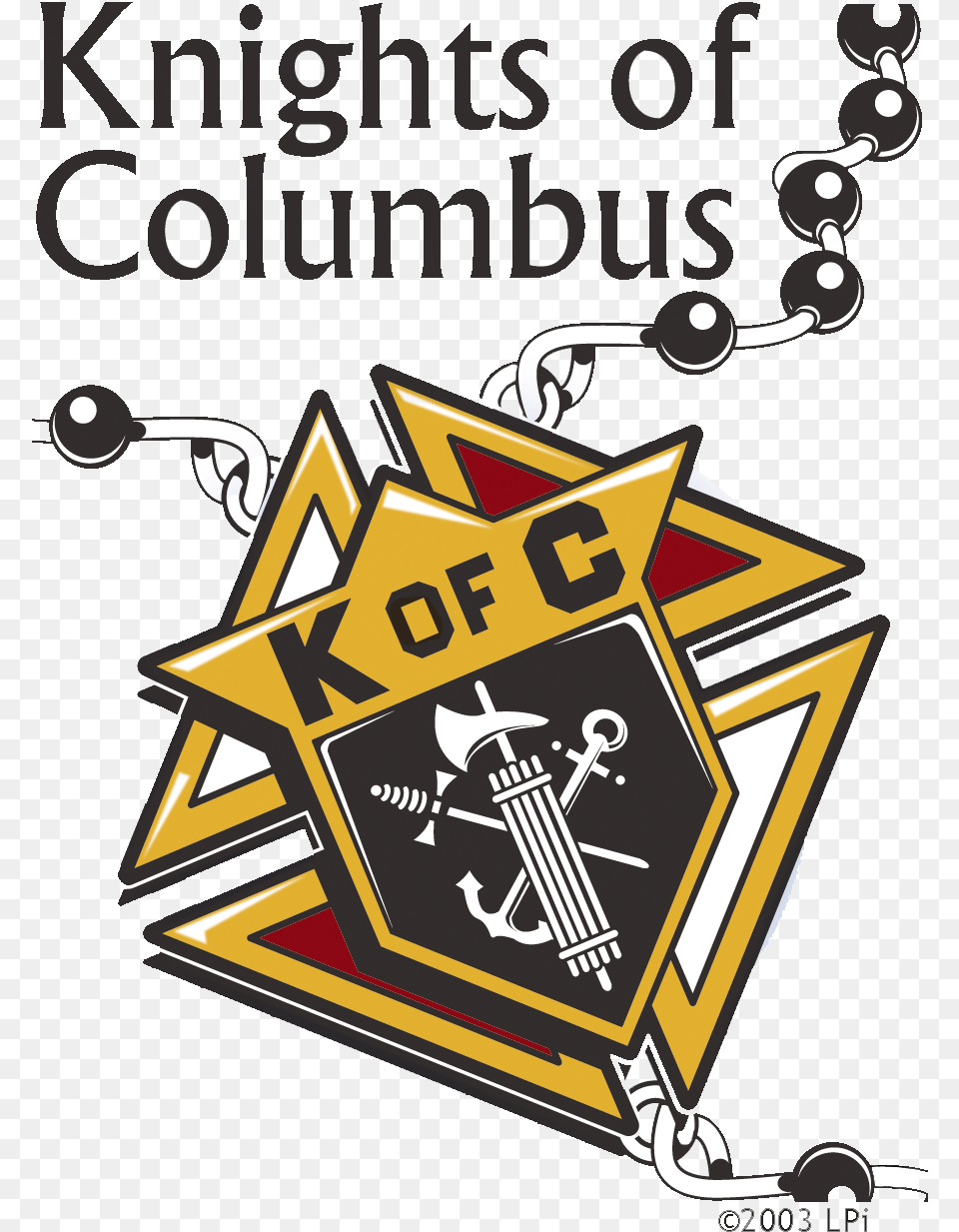 Logo Knights Of Columbus, Dynamite, Weapon, Symbol, Advertisement Free Png Download