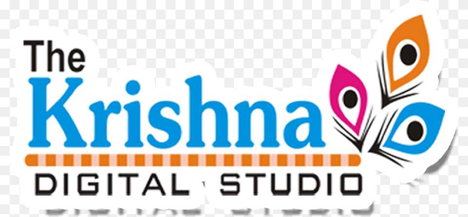 Logo Krishna Logo Hd, Sticker, Text Free Transparent Png