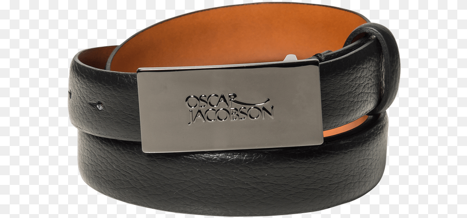 Logo Leather Belt Oscar Jacobson Belt, Accessories, Buckle Png